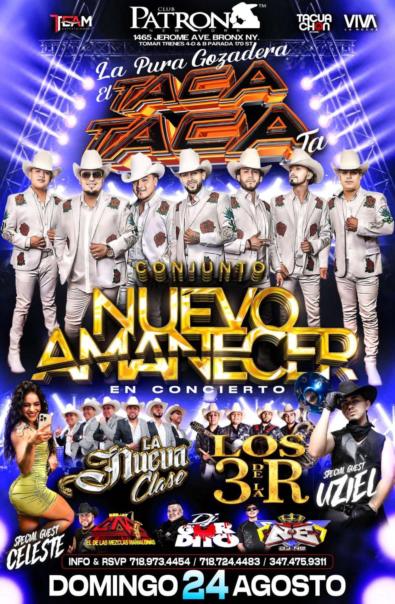 Buy tickets for CONJUNTO NUEVO AMANECER | LA NUEVA CLASE | LOS 3 DE LA R CONJUNTO NUEVO AMANECER | LA NUEVA CLASE | LOS 3 DE LA R